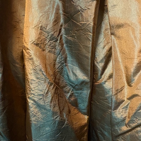 DKNY 100% Silk Pleated Midi Skirt in Opal Blue Gray – Size 10 NWT ($345 Retail) - Picture 14 of 16